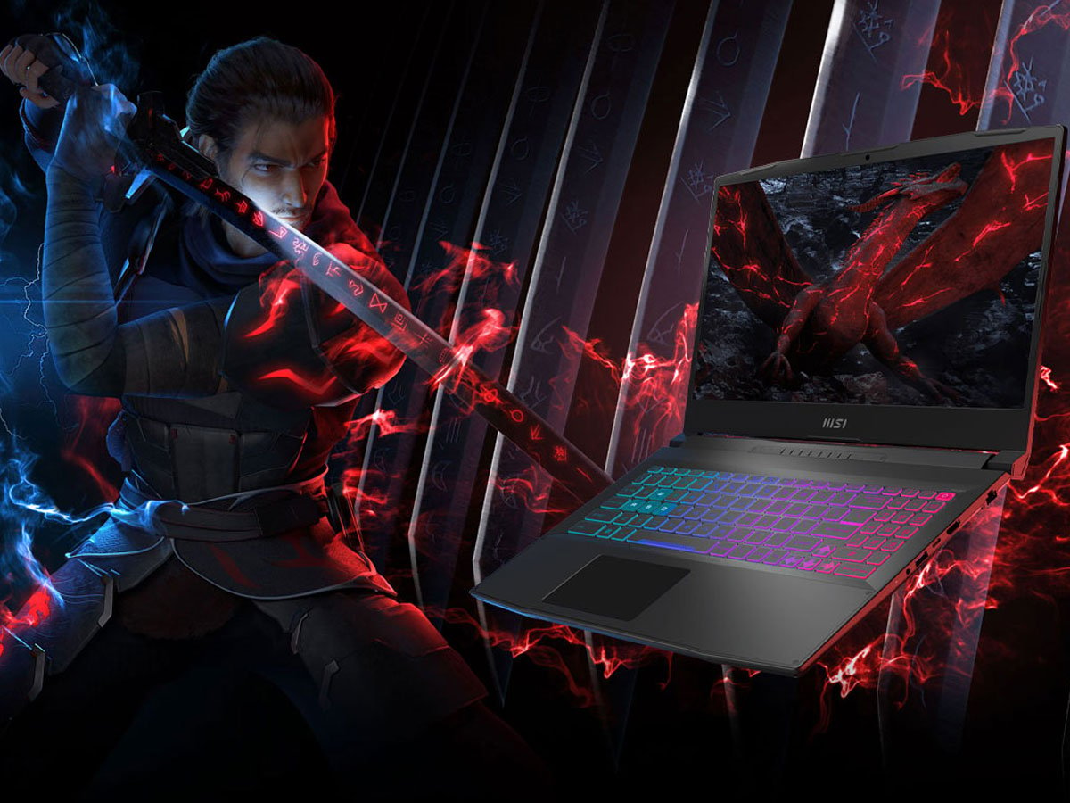 MSI Katana 17 wygląd laptopa