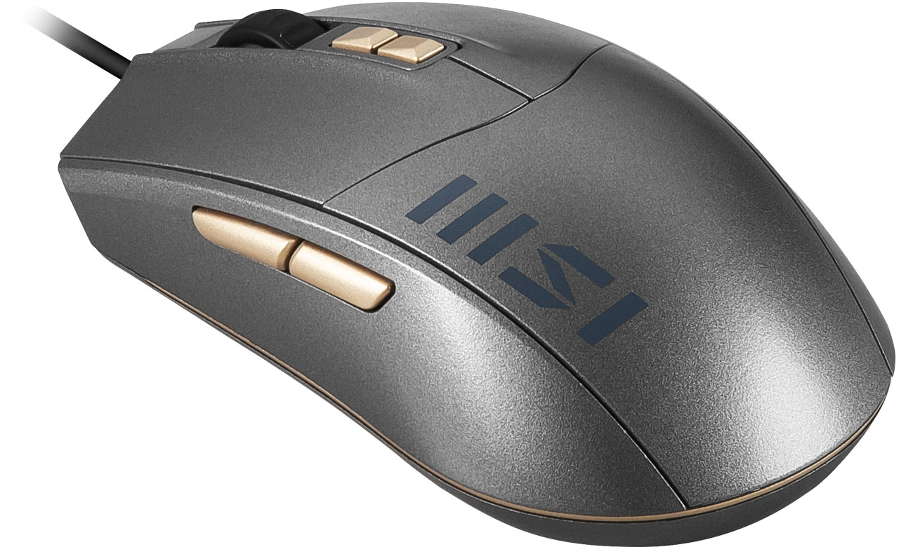 MSI M31 widok z góry, przyciski boczne