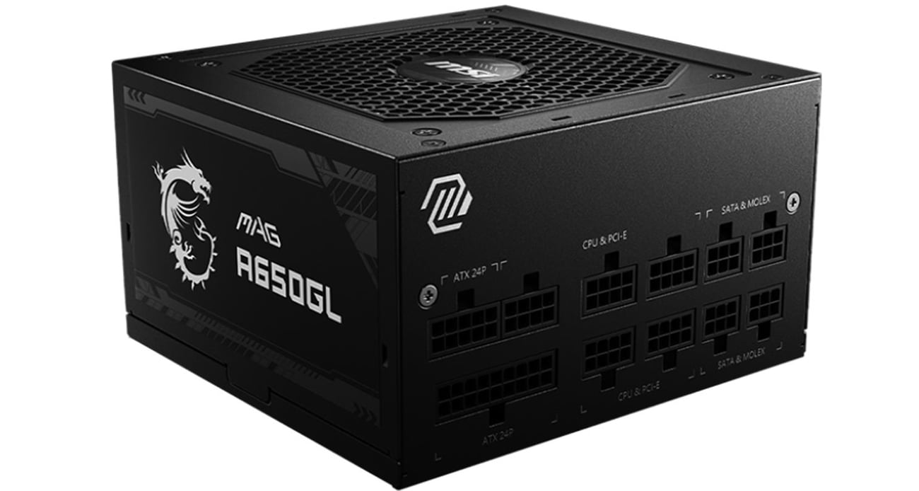 MSI A650GL 650W wygląd