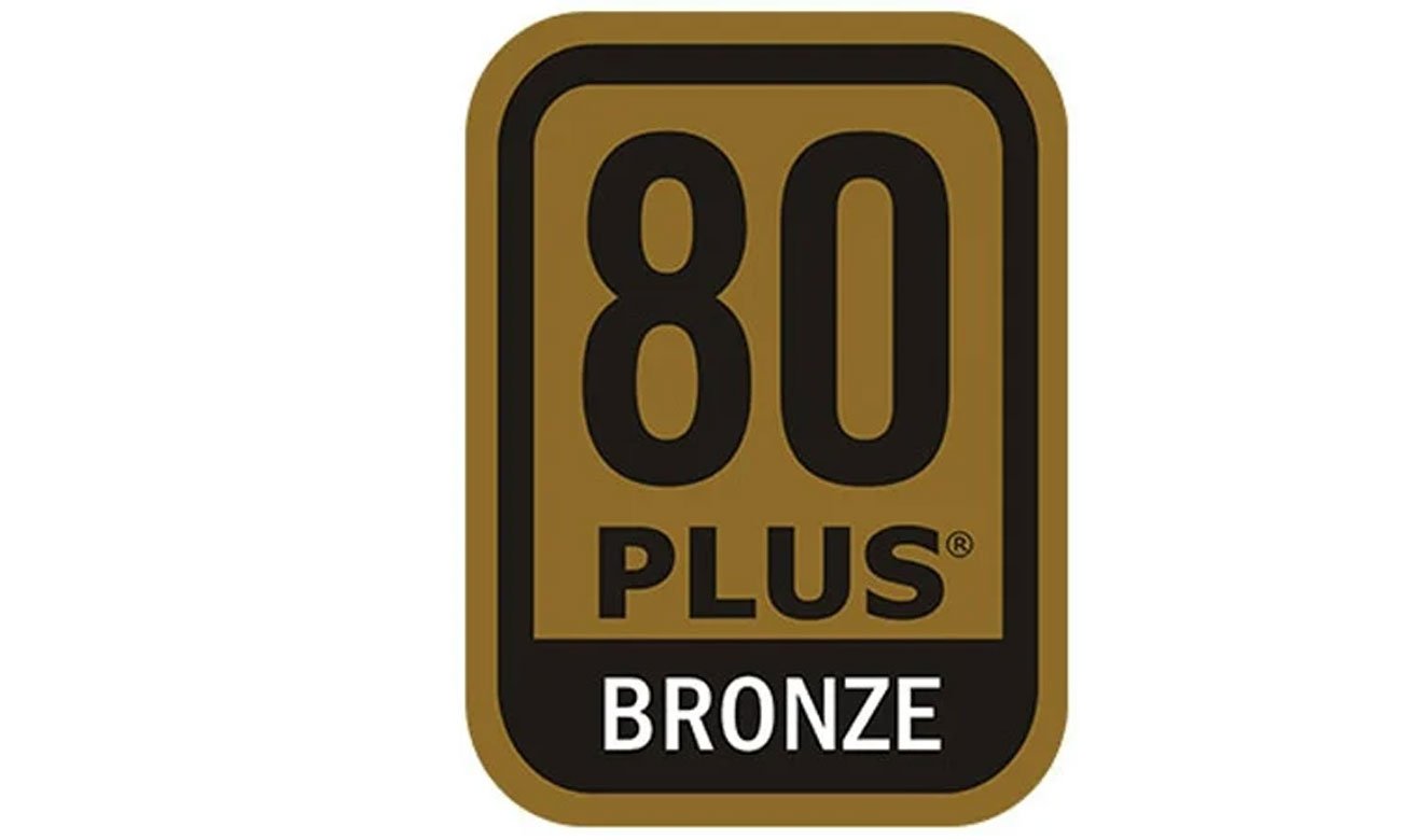Certyfikat 80 PLUS Bronze