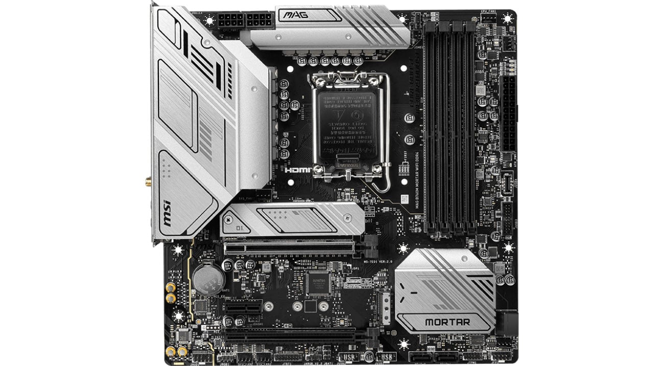MSI MAG B760M MORTAR WIFI DDR4 Chłodzenie