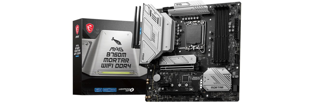 MSI MAG B760M MORTAR WIFI DDR4 - Płyty główne Socket 1700