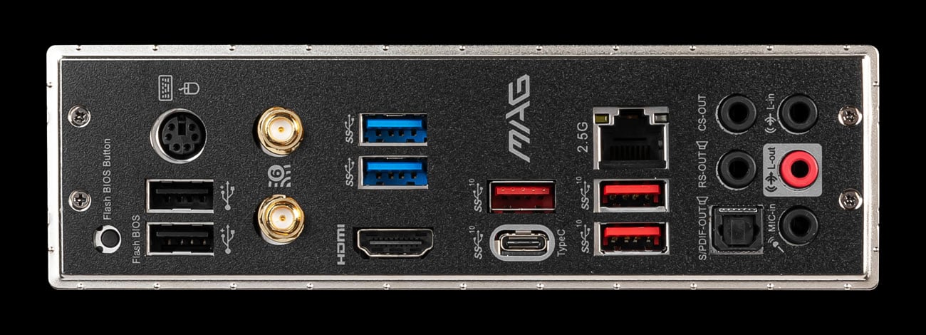 MSI MAG X570 TOMAHAWK WIFI - Złącza