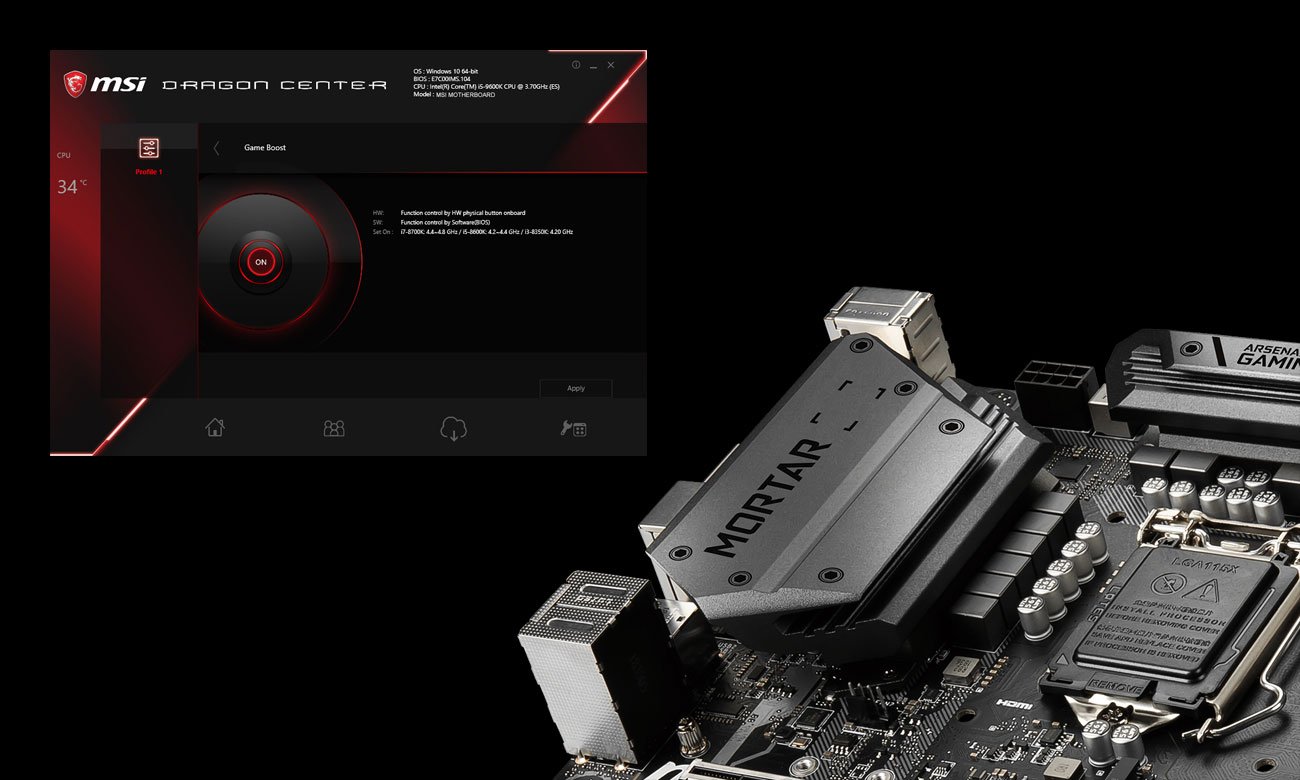 MSI MAG Z390M MORTAR Wydajność