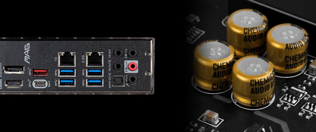 MSI MAG Z490 TOMAHAWK - Układ audio