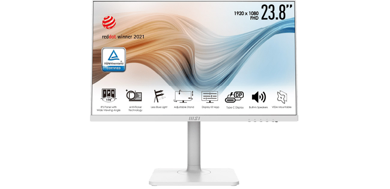 Monitor do domu i do biura MSI Modern MD241PW