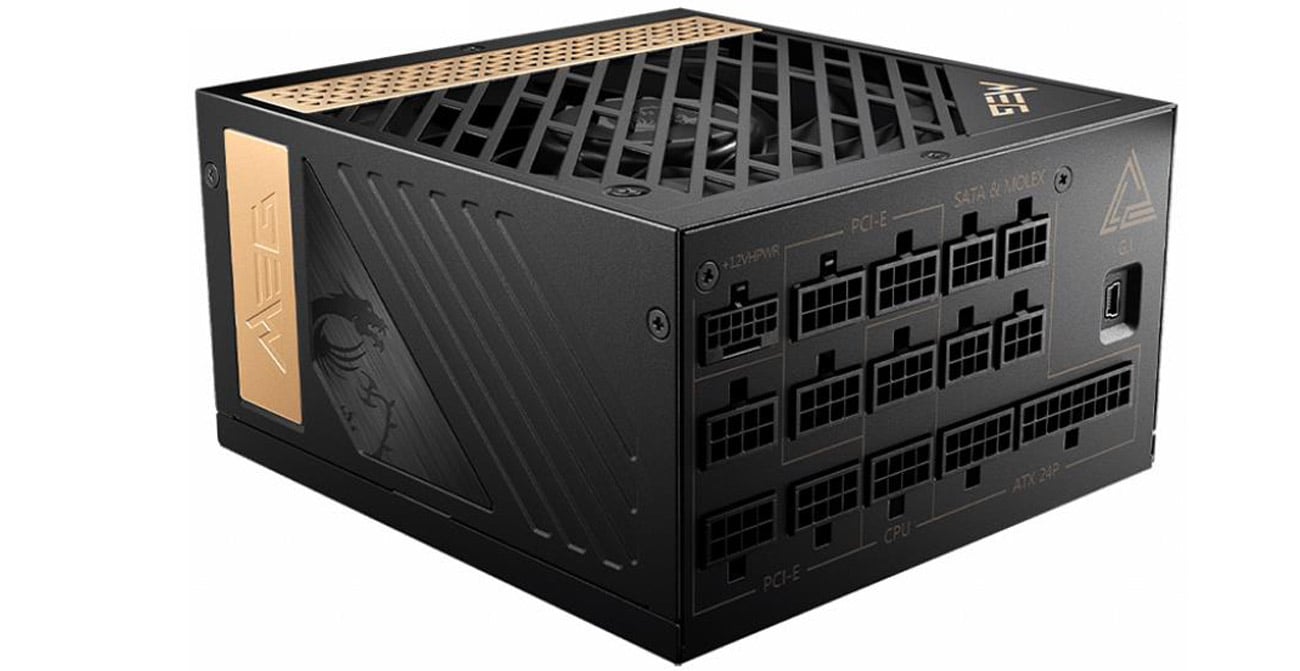 MSI MEG Ai1300P PCIE5 1300W konstrukcja