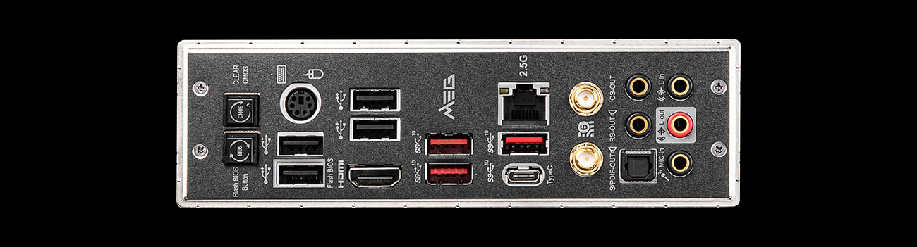 MSI MEG B550 UNIFY-X - Złącza