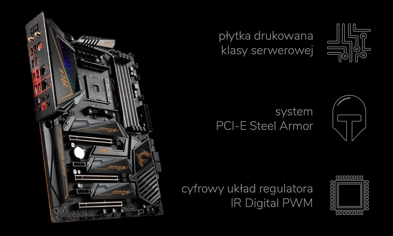 MSI MEG X570 ACE - Wytrzymałość