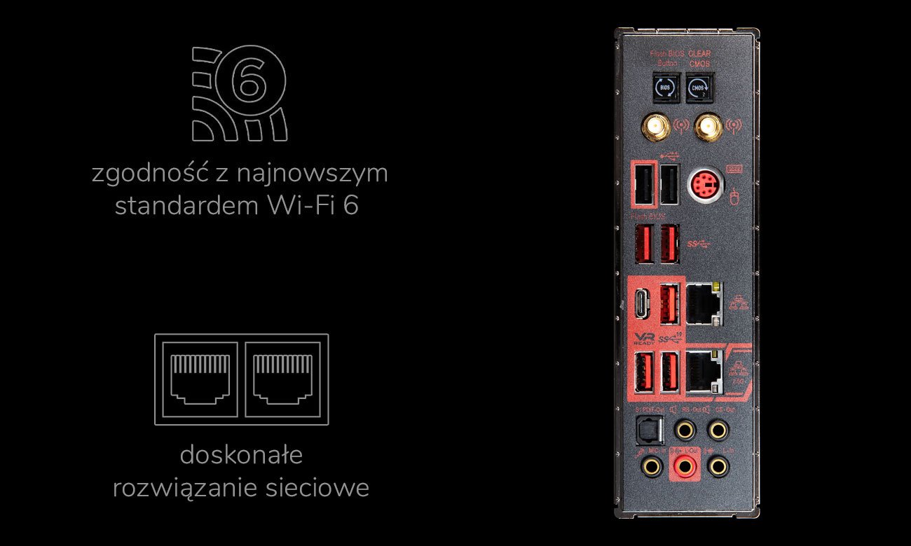 MSI MEG X570 ACE - Łączność z siecią