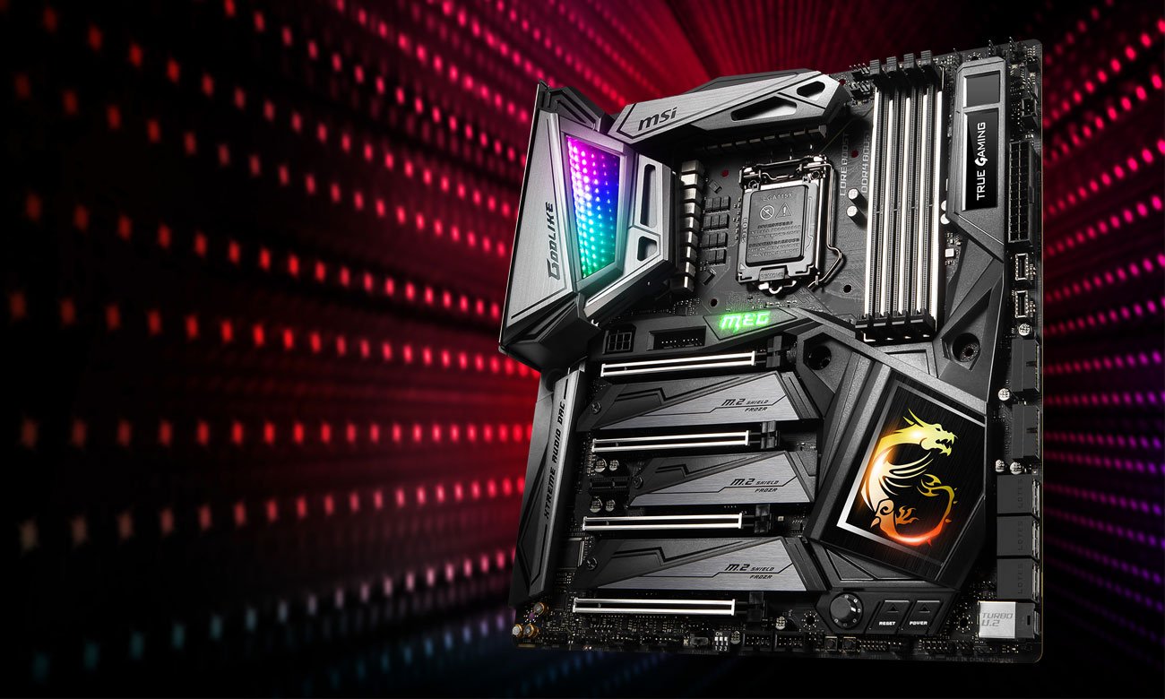 MSI MEG Z390 GODLIKE Technologia MSI Mystic Light
