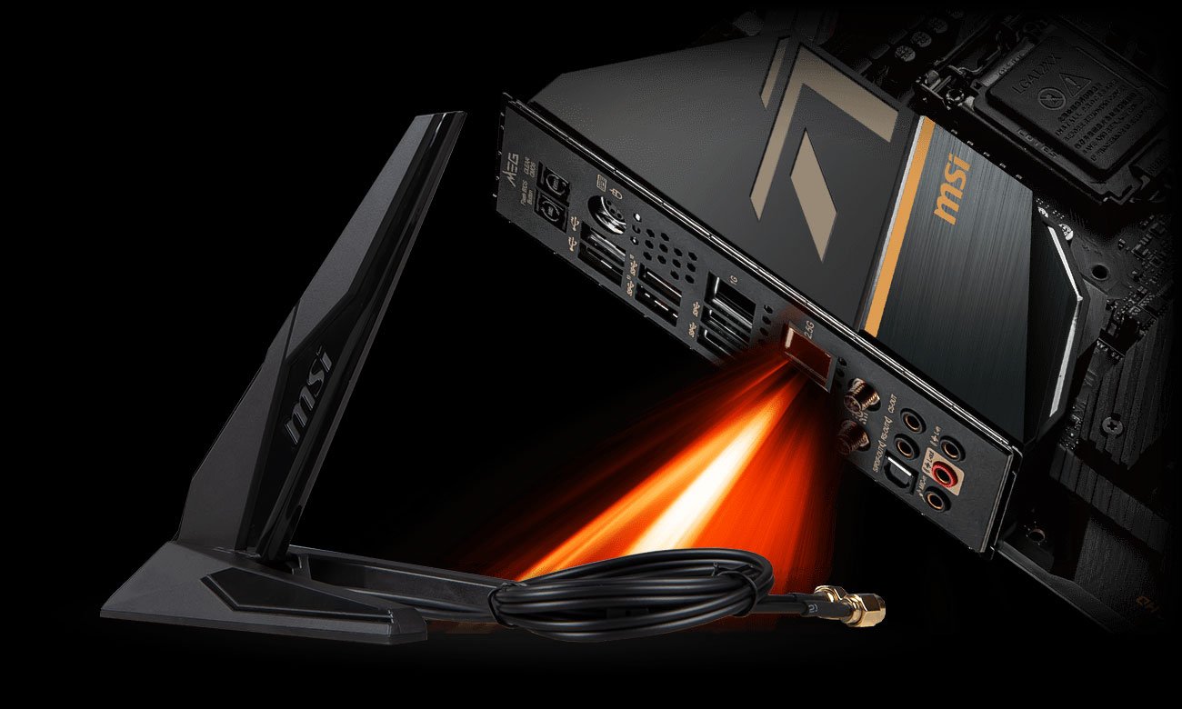 MSI MEG Z490 ACE - Łączność LAN, Wi-Fi