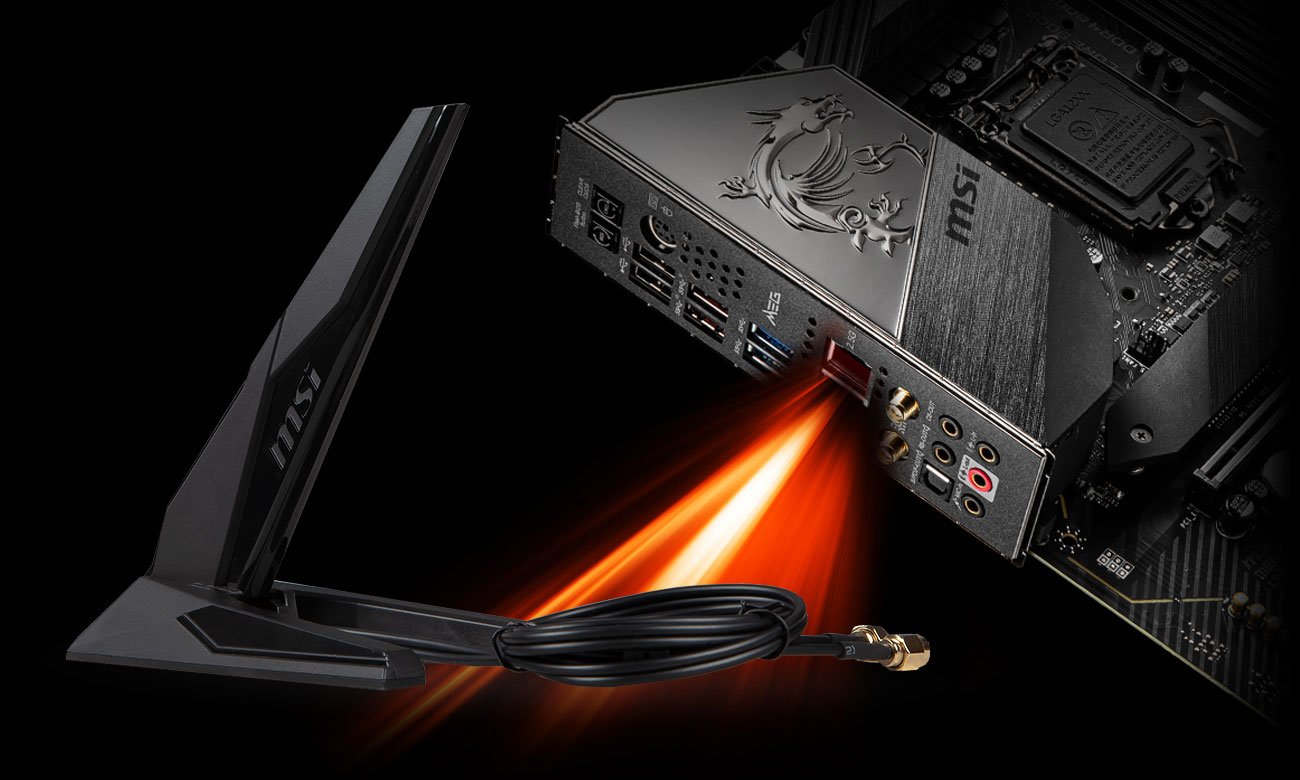 MSI MEG Z490 UNIFY - Sieć LAN, Wi-Fi