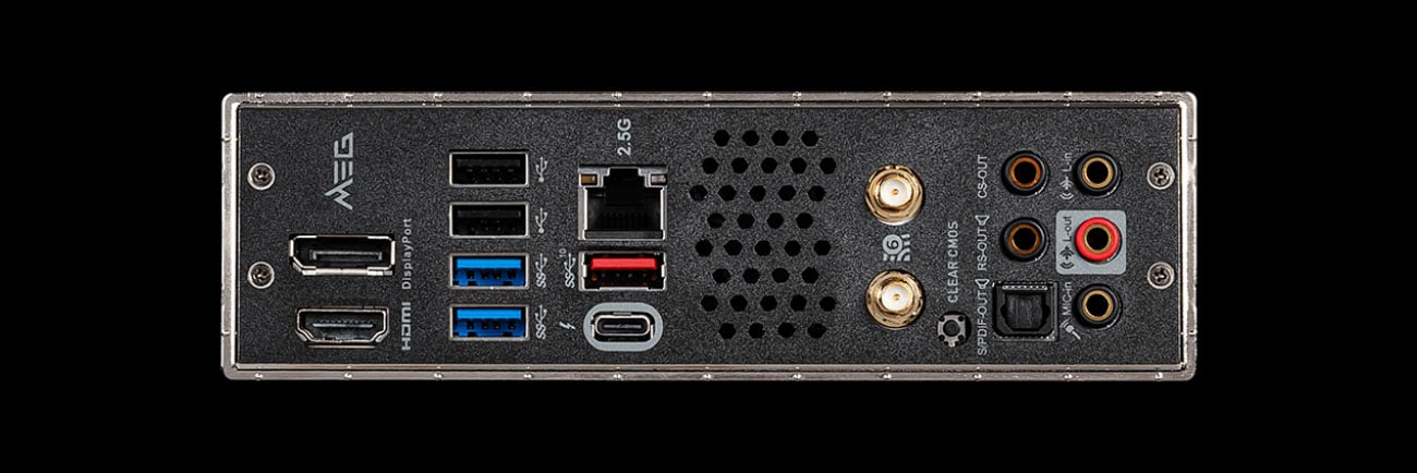 MSI MEG Z490I UNIFY - Złącza audio