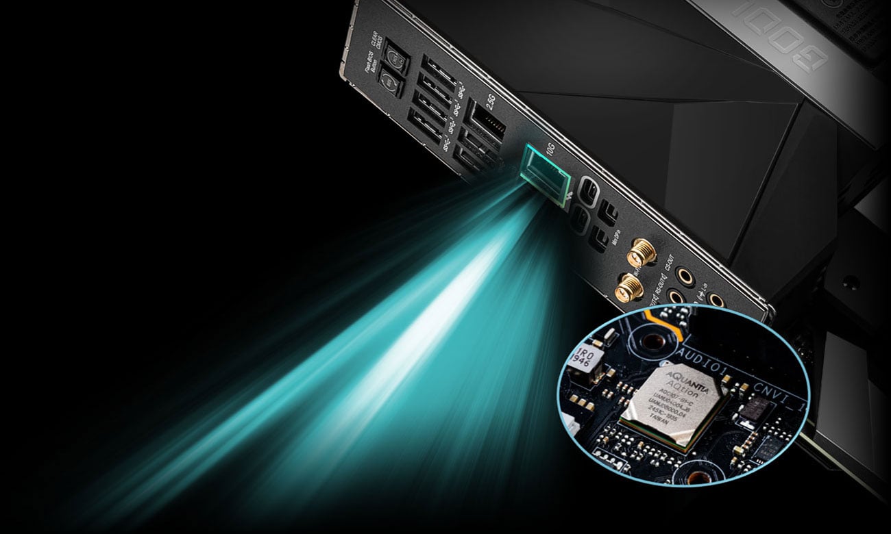 MSI MEG Z590 GODLIKE - Łączność LAN, WiFi