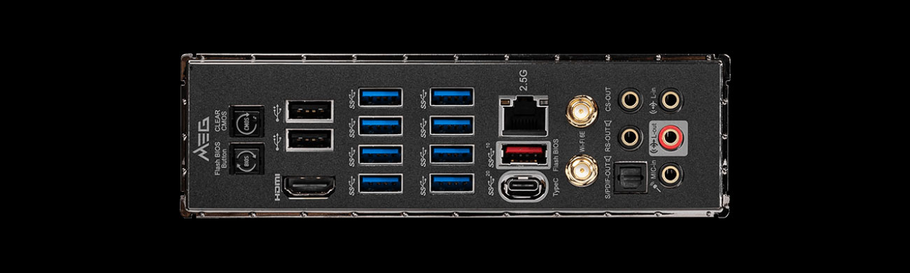 MSI MEG Z590 UNIFY - Złącza