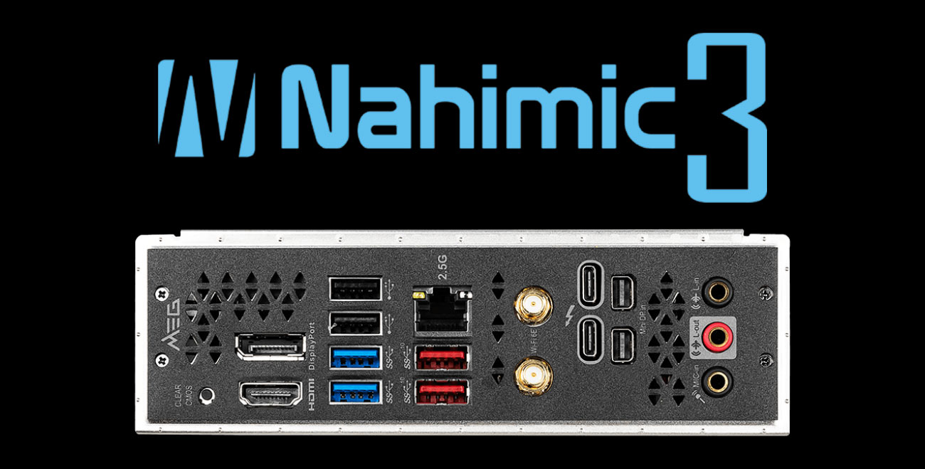 MSI MEG Z590I UNIFY - Audio, Nahimic 3