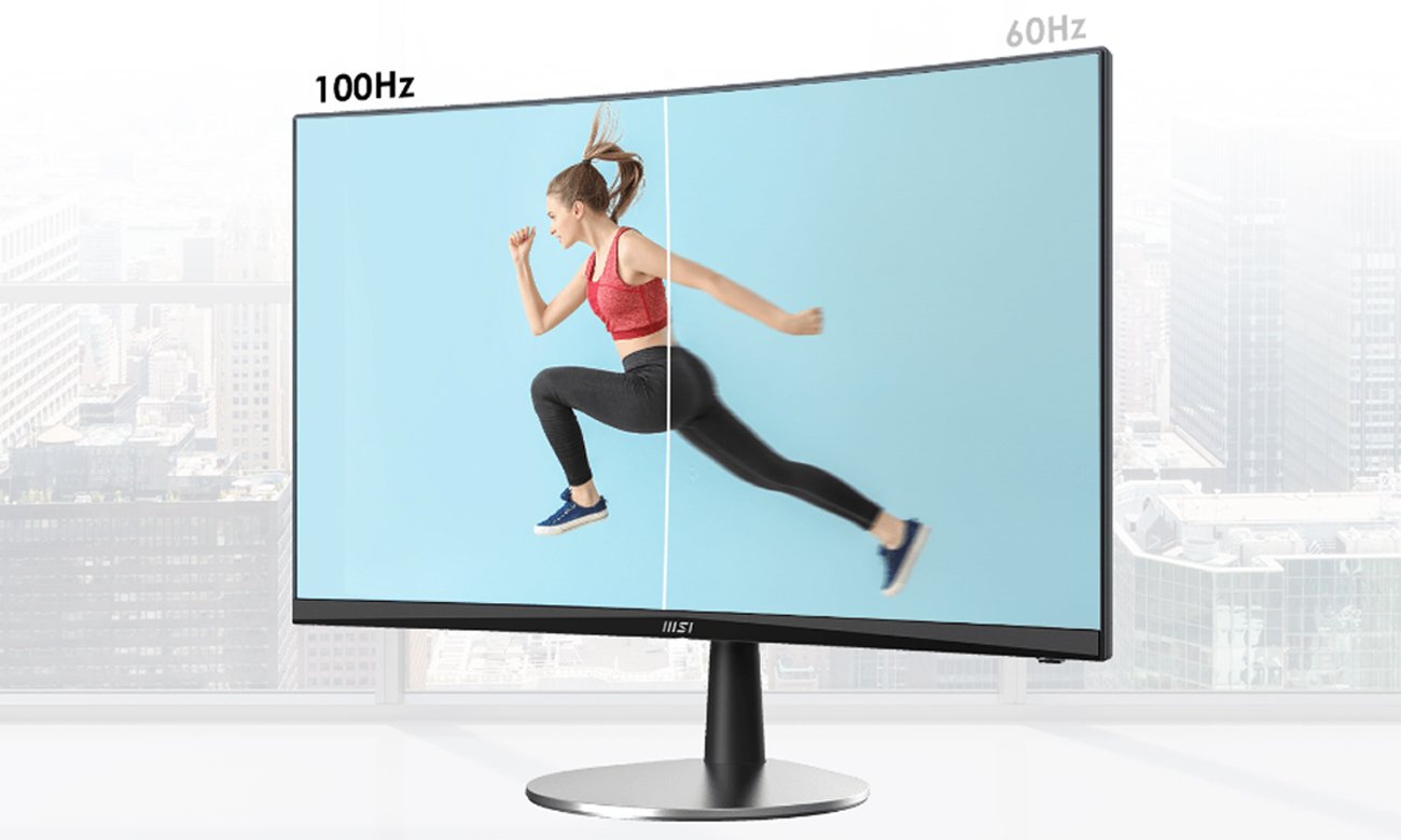 MSI PRO MP2422C Płynność obrazu