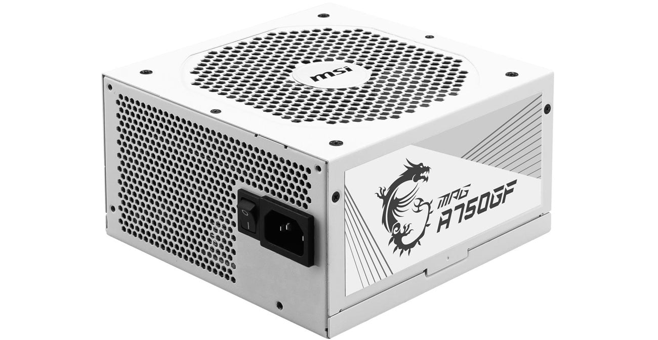 MSI MPG A750GF 750W widok z boku