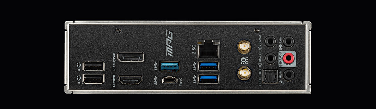 MSI MPG B460I GAMING EDGE WIFI - Złącza