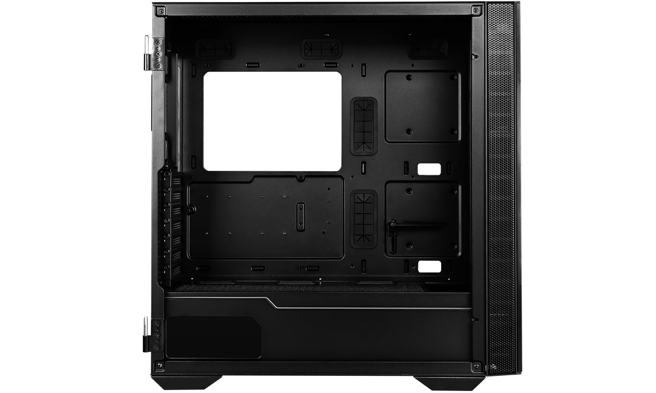 Wiele miejsca i zoptymalizowany przepływ powietrza