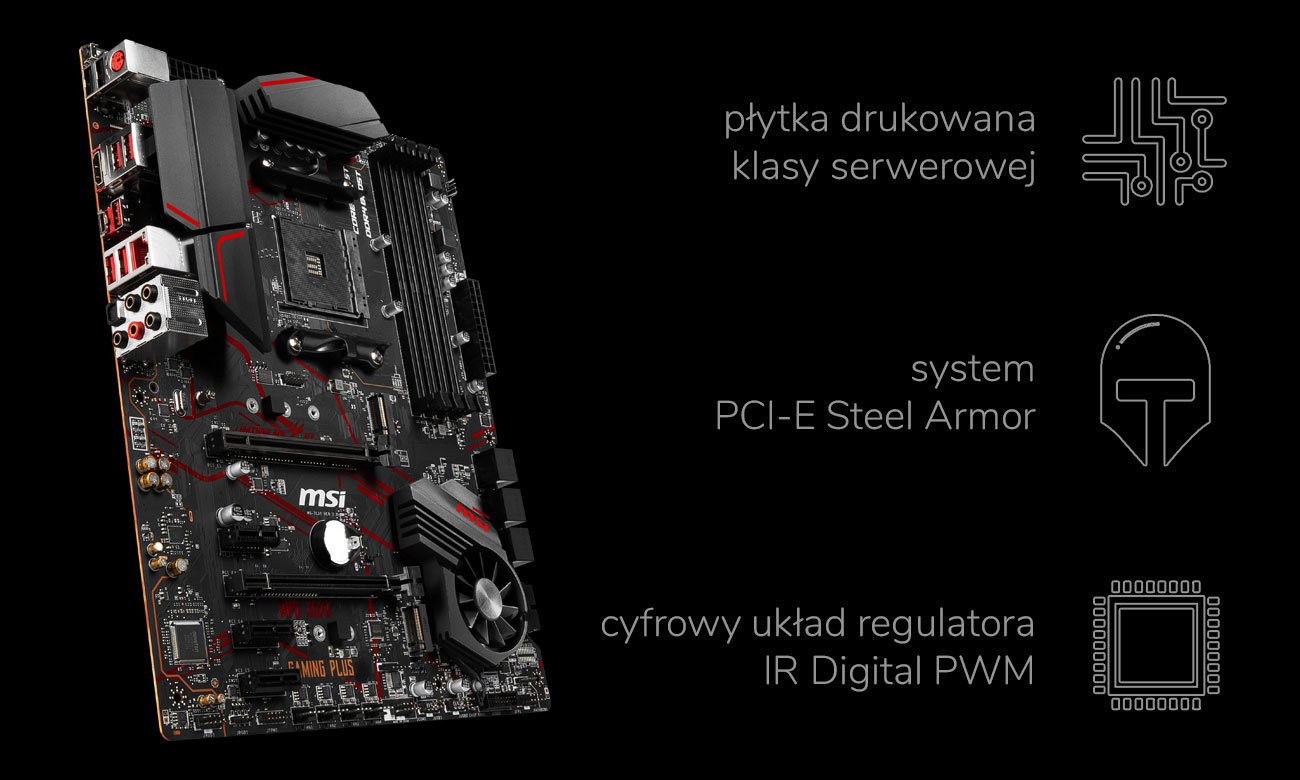 MSI MPG X570 GAMING PLUS - Wytrzymałość