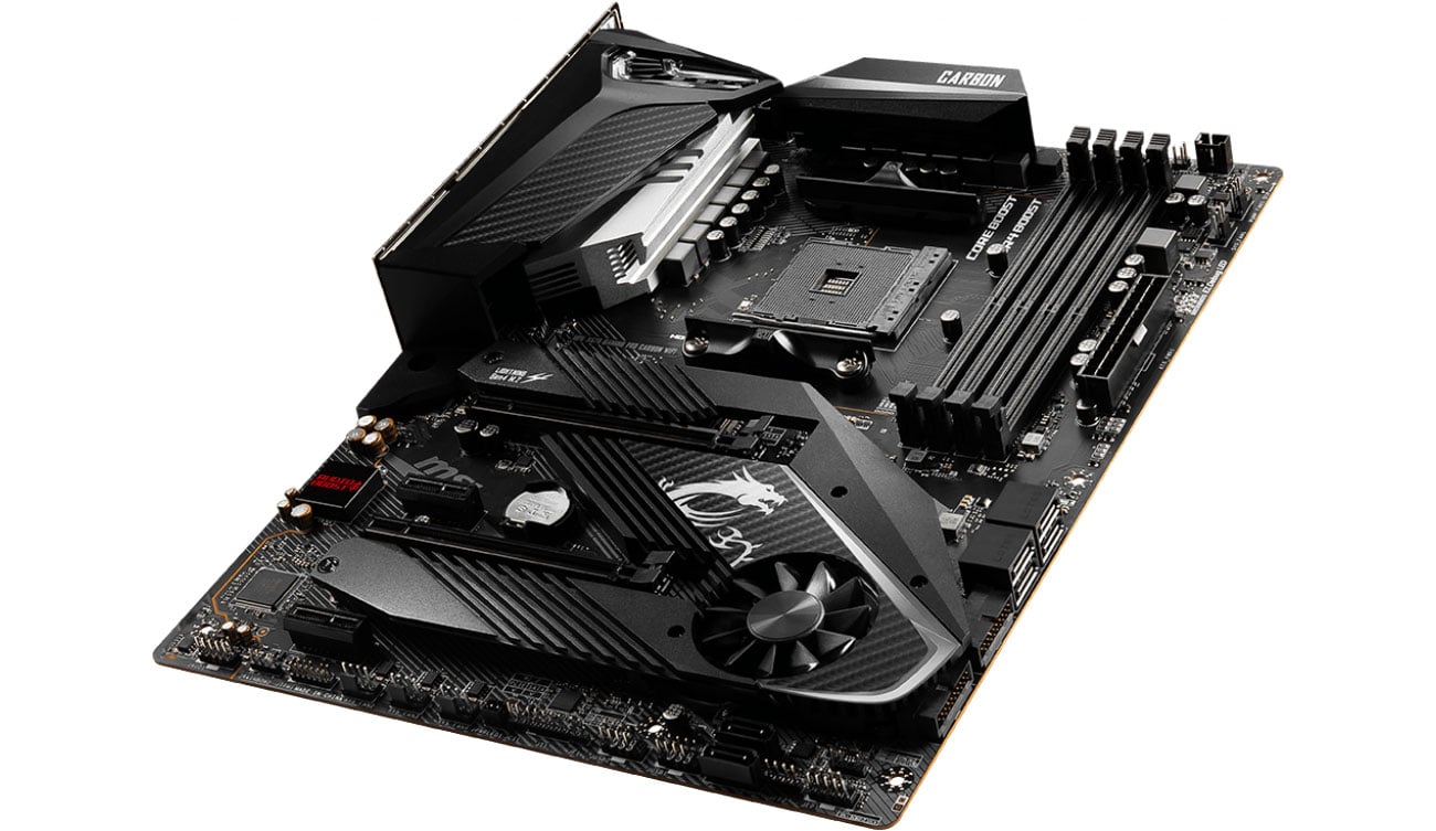 MSI MPG X570 GAMING PRO CARBON WIFI - Chłodzenie