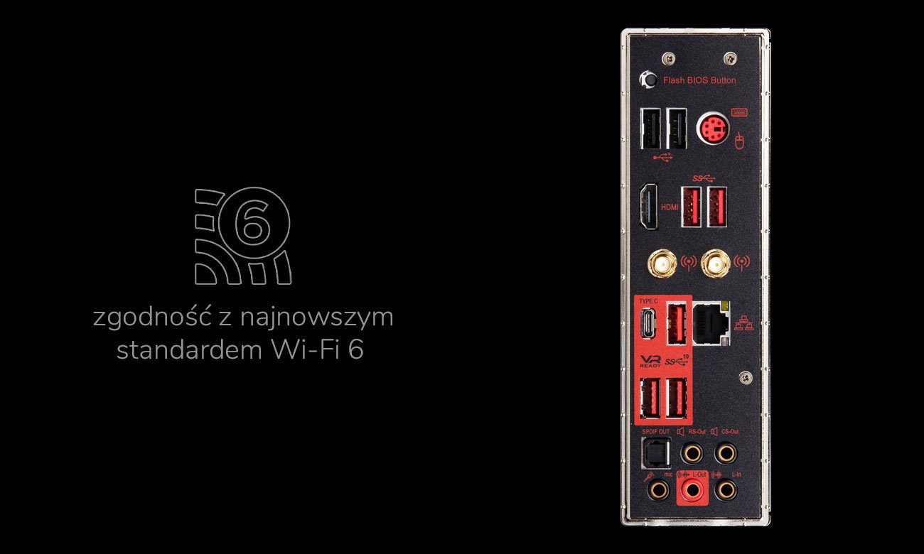 MSI MPG X570 GAMING PRO CARBON WIFI - Łączność Wi-Fi