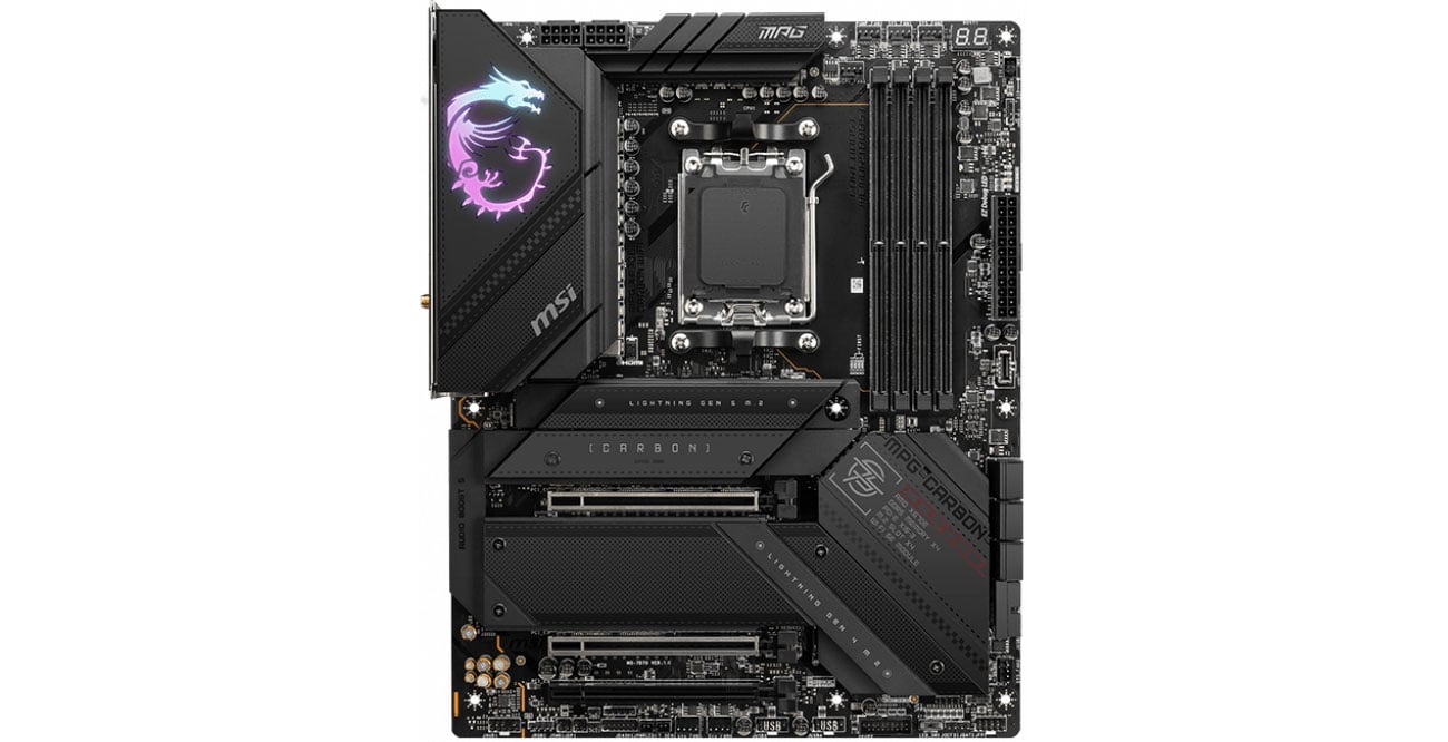 MSI MPG X670E CARBON WIFI Chłodzenie