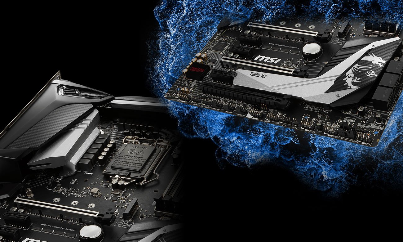 MSI MPG Z390 GAMING PRO CARBON Chłodzenie