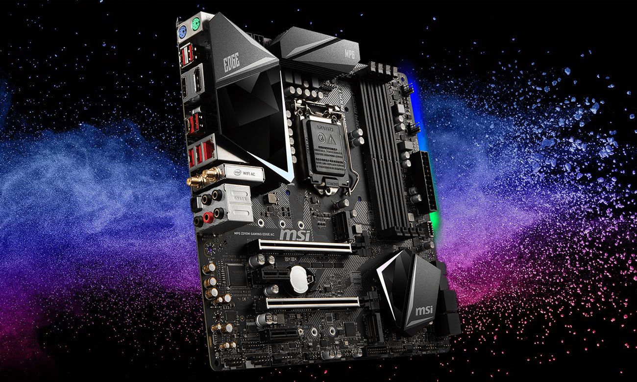 MSI MPG Z390M GAMING EDGE AC Podświetlenie Mystic Light