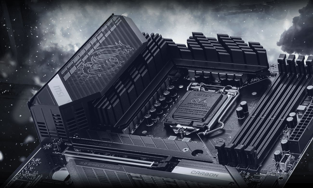 MSI MPG Z590 GAMING CARBON WIFI - Chłodzenie