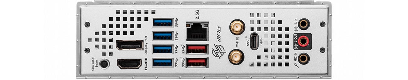 MSI MPG Z790I EDGE WIFI Porty