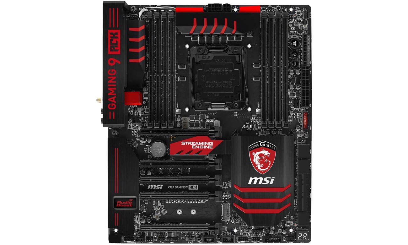 MSI X99A GAMING 9 ACK widok z przodu