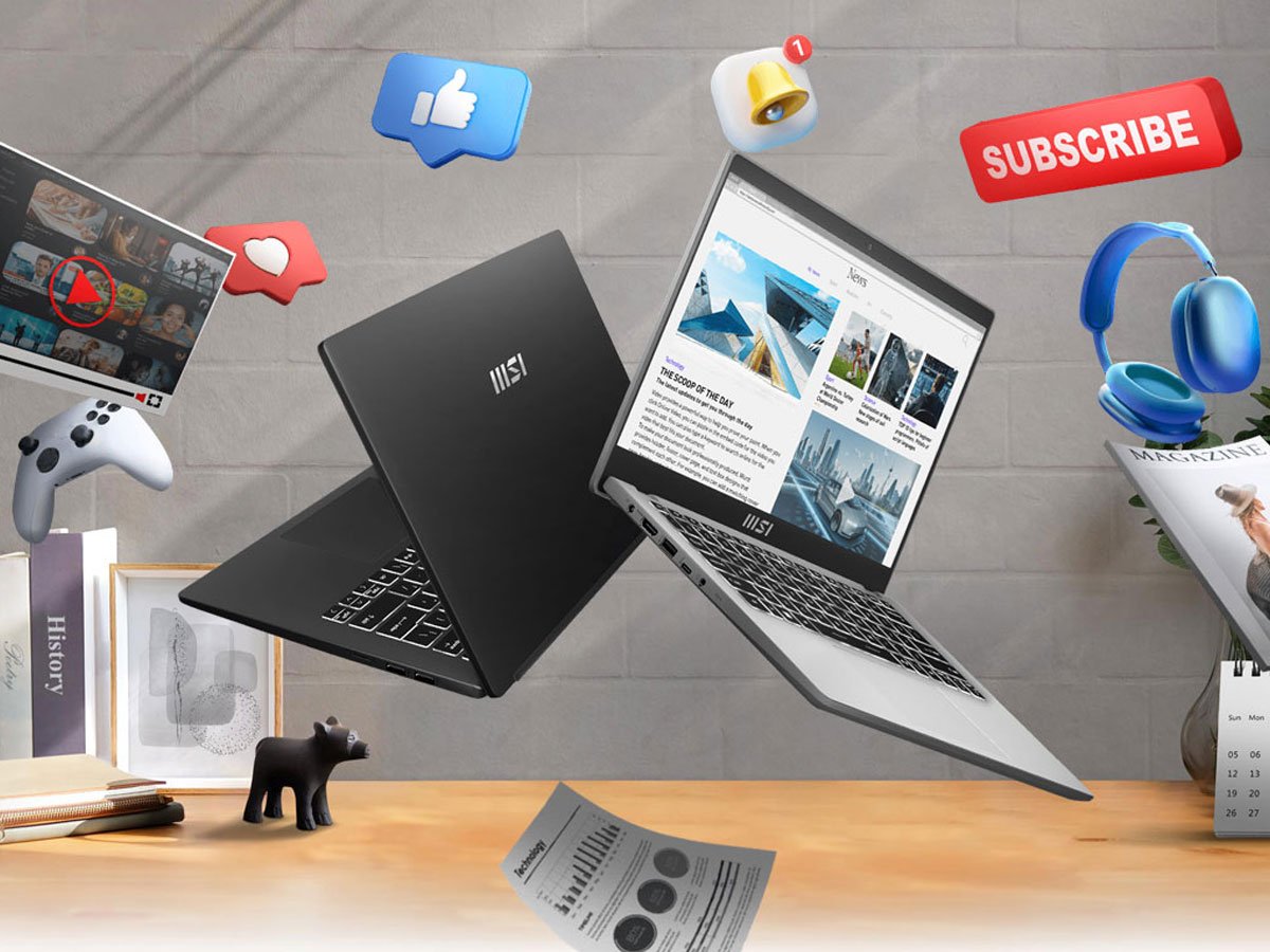 MSI Modern 14 wygląd laptopa