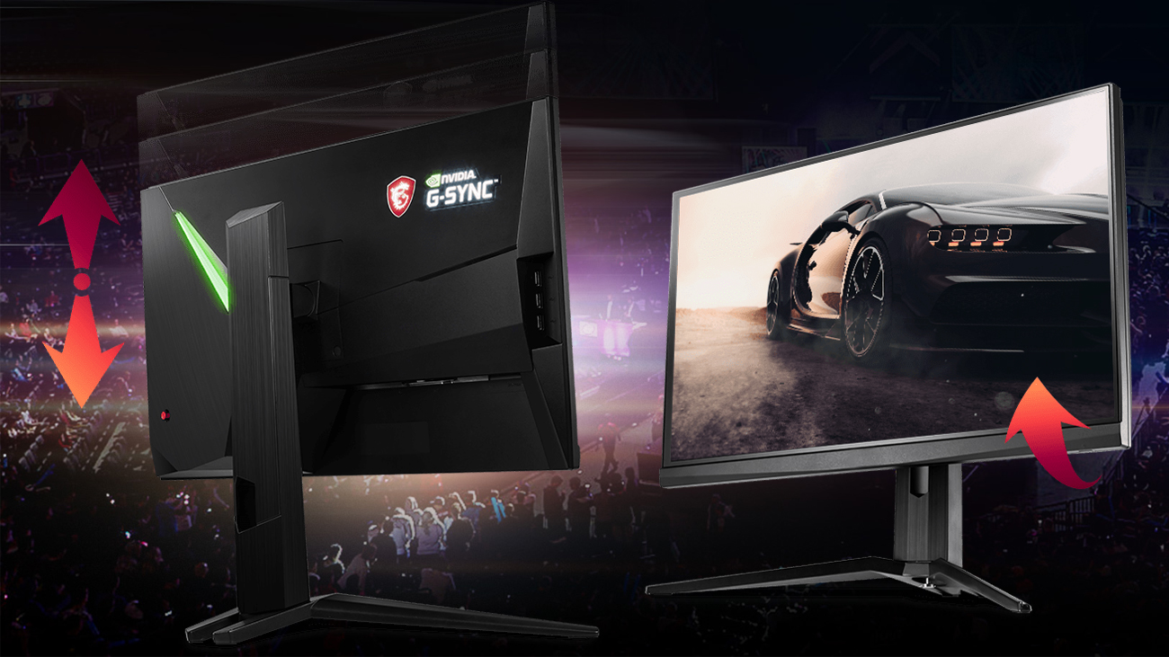 MSI Oculux NXG251R Regulacja