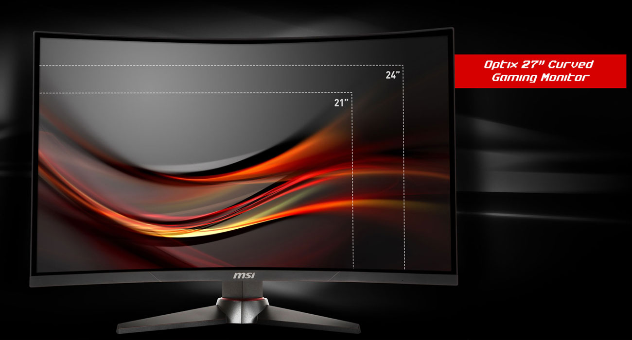 MSI Optix MAG27C - Écran LED - incurvé - 27 - 1920 x 1080 Full HD (1080p)  @ 144 Hz - VA - 250 cd/m² - 3000:1 - 1 ms - HDMI, DVI, DisplayPort - Ecrans  PC - Achat & prix