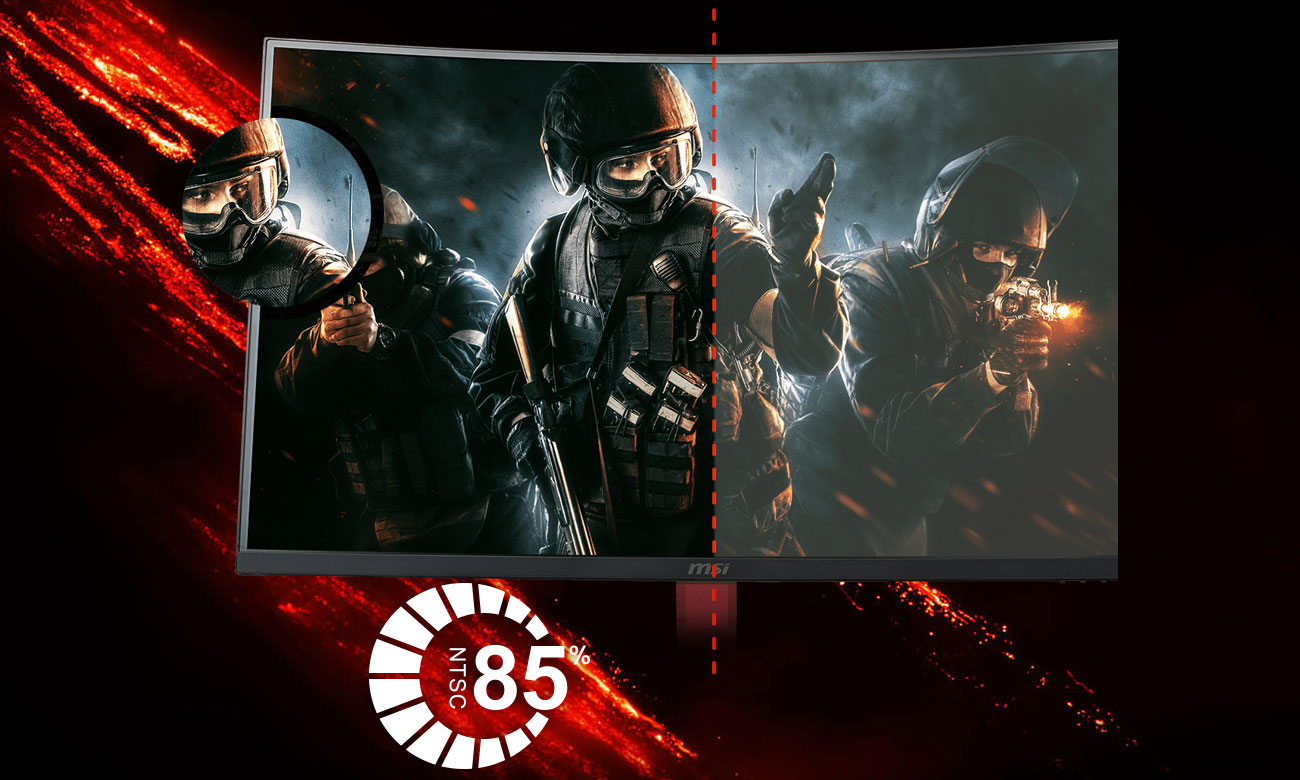 MSI Optix AG32C Curved Technologia True color