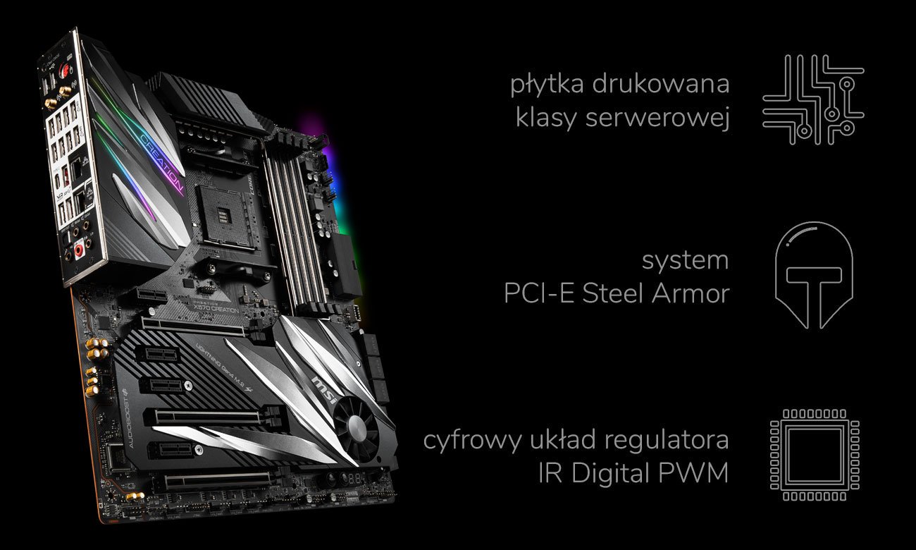 MSI PRESTIGE X570 CREATION - Wytrzymałość