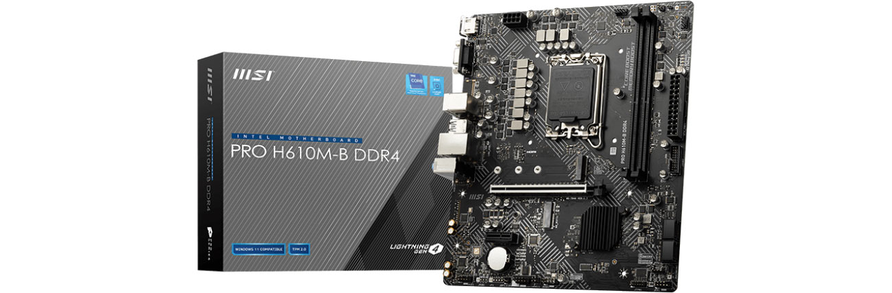 MSI PRO H610M-B DDR4
