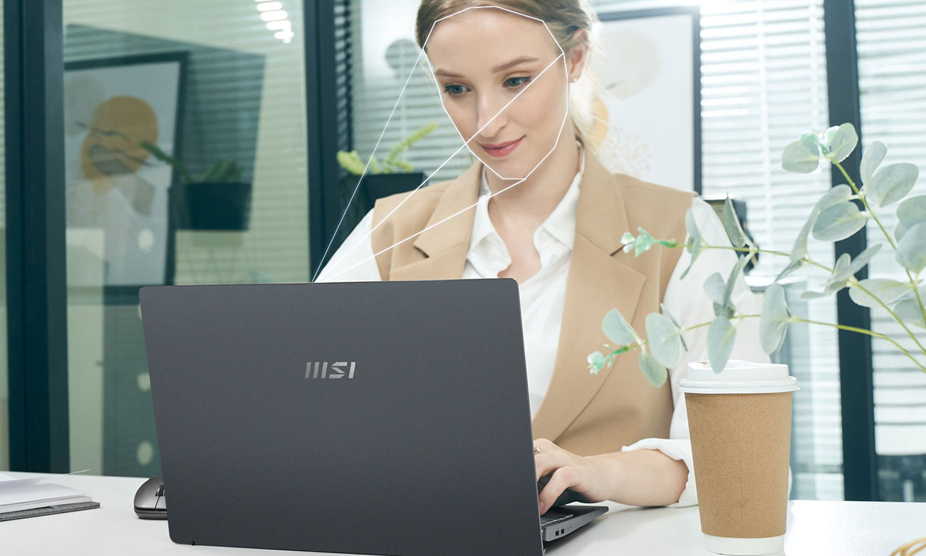 MSI Prestige 14 kamera na podczerwień