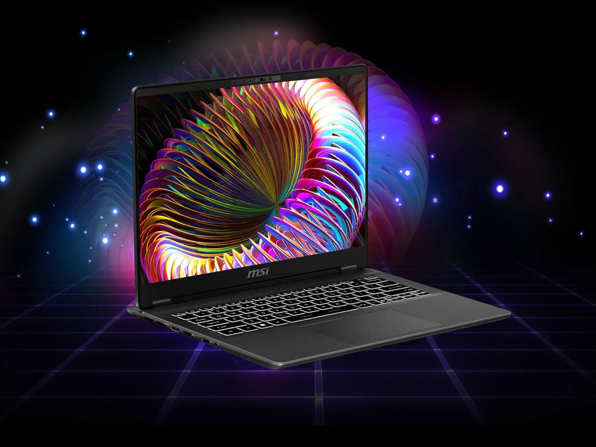 MSI Prestige 14 AI+ Evo bok