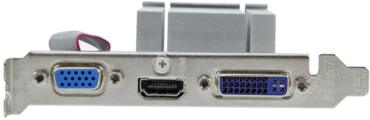 MSI Radeon HD5450 złącza