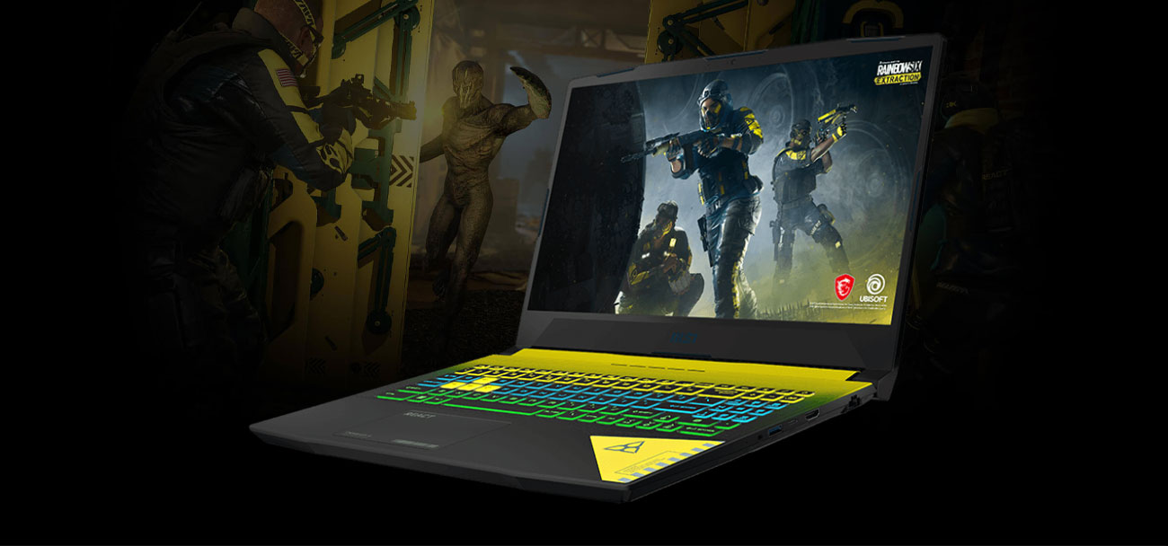 MSI R6E ekran klawiatura
