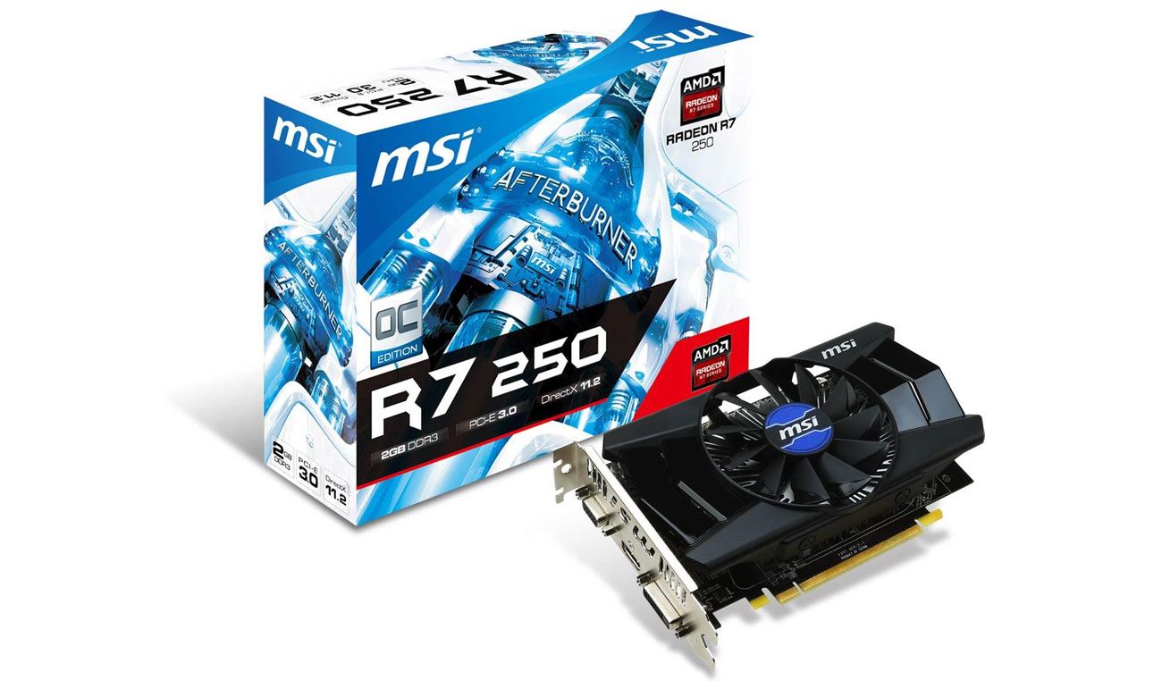 MSI Radeon R7 250 2048MB wyższa jakość i trwałosć
