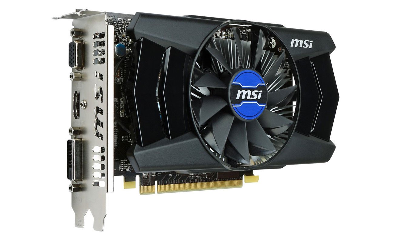 MSI Radeon R7 250 2048MB technologia PCI Express Gen 3 zwieksza wydajność obniża temperaturę