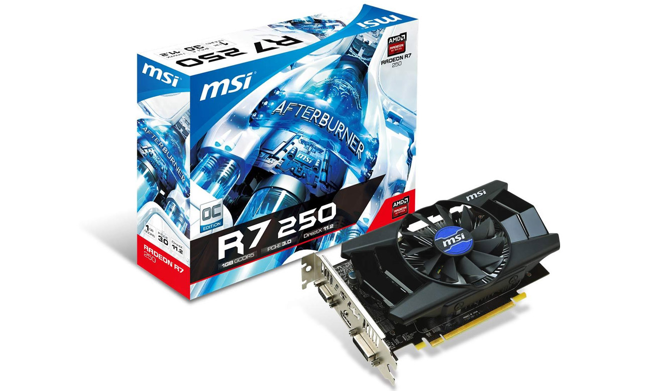 MSI Radeon R7 250 1024MB wyższa jakość i trwałosć