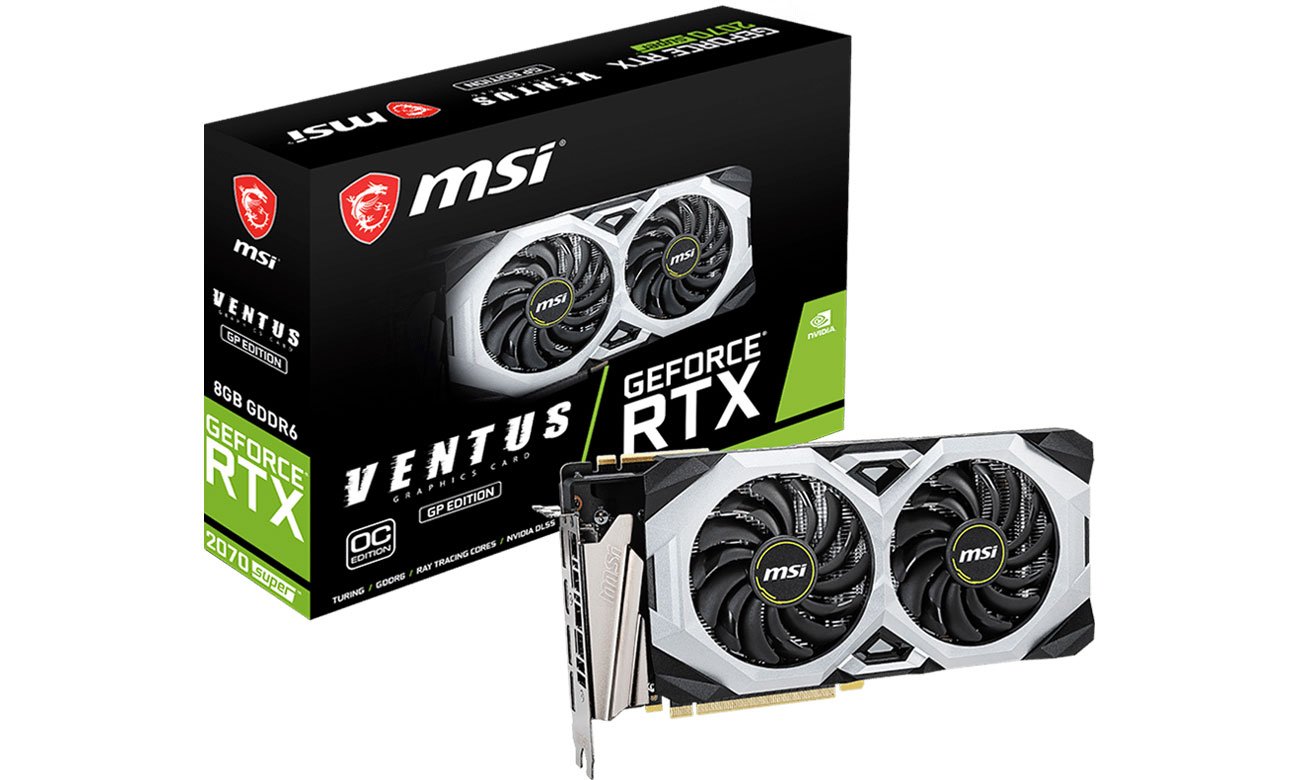 MSI RTX 2070 SUPER VENTUS GP OC 8GB GDDR6 - Karty graficzne NVIDIA