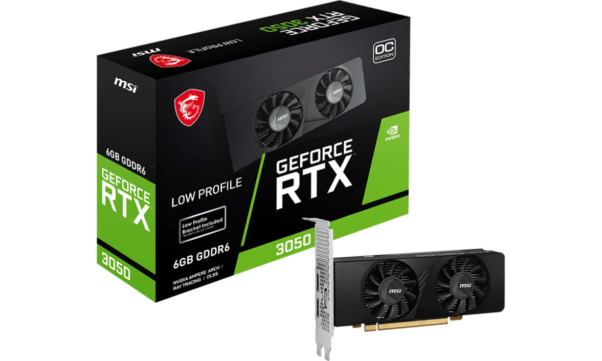 MSI GeForce RTX 3050 LP OC 6GB GDDR6