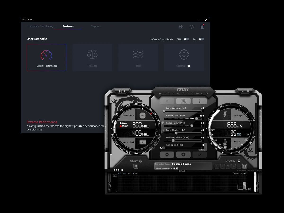 MSI Center Afterburner